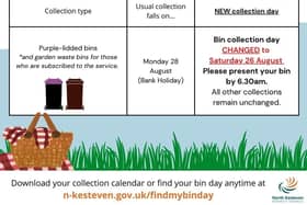 Make sure you don’t miss the change to bin collections.