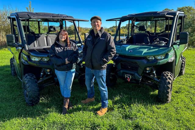 James and Katie Marks owners of Beckside Machinery