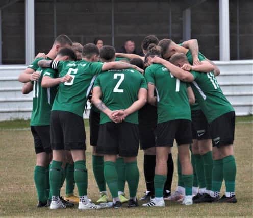 Sleaford Town progressed after winning on penalties.
