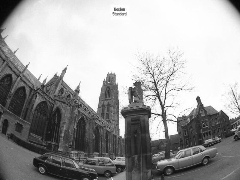 The Boston Stump from the car park in front of the Sessions House.