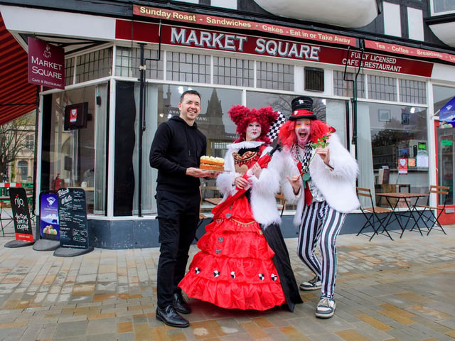 The Market Place cafe served up special cakes. Photo: NKDC