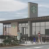 Approved plans for a Starbucks on Gallamore Lane, Market Rasen. Credit: Morbaine