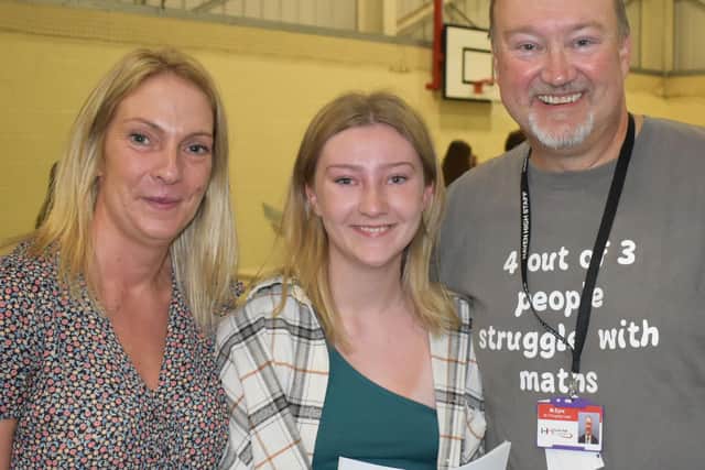 More smiles at Haven High Academy on GCSE results day.