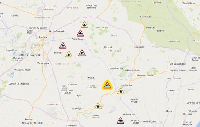 Flood warnings still in place in the Horncastle and surrounding areas.
