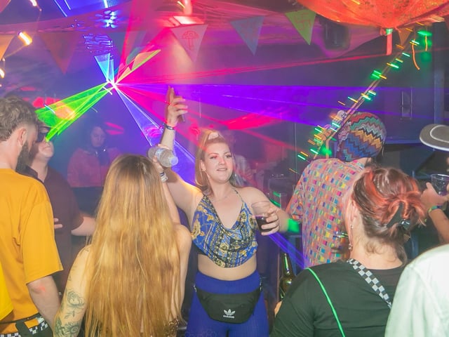 All night rave at the Hive, Skegness.