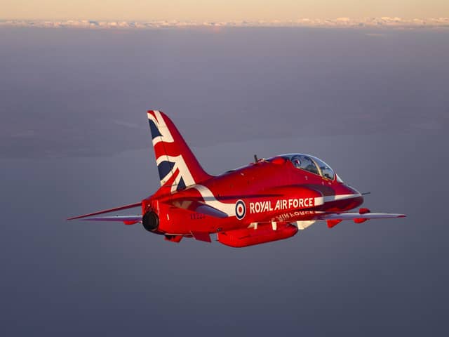 The Red Arrows display team are now using the airspace in and around RAF Syerston, near Newark,