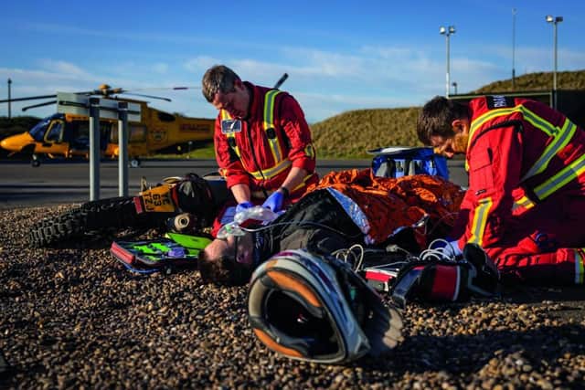 With its state-of-the-art AW169 helicopter, the Lincs & Notts Air Ambulance continues to innovate and set the standard for critical care delivery, ensuring patients have the very best chance of survival during their greatest hour of need. Photo: Steven Hatton/Electric Egg