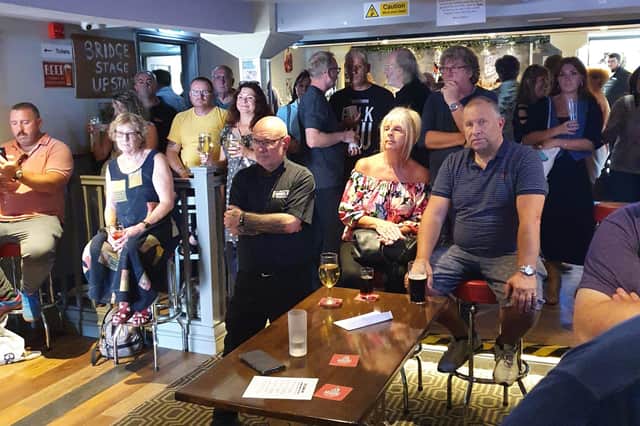The audience inside The Ivy.: Thank Folk for the Ivy Festival. Photo: John Gill