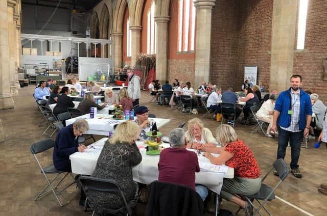 Residents in the South West Ward of Gainsborough gathered at the x-church to take part in the World Café