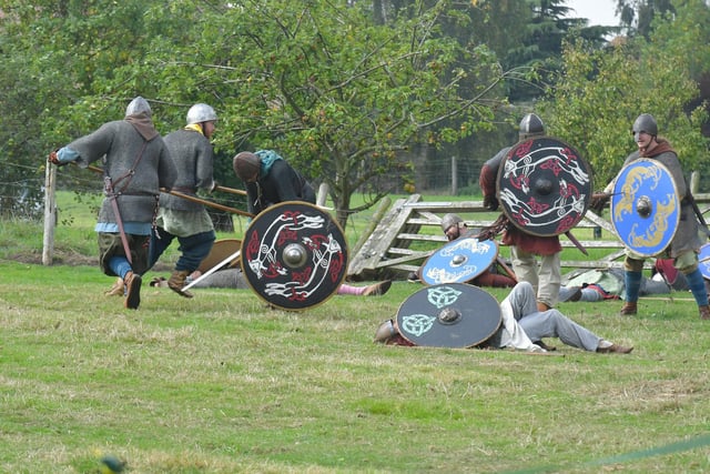 Viking battle.