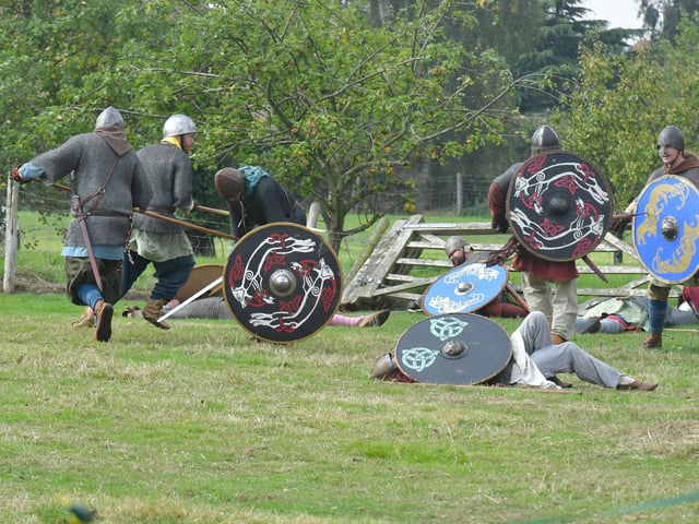 Viking battle.