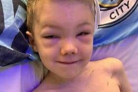A fundraiser has been launched to support the family of Toby Morgan while he is receiving treatment.