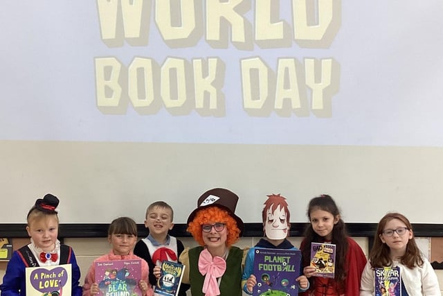 Sutton on Sea School pupils dressed for World Book Day.