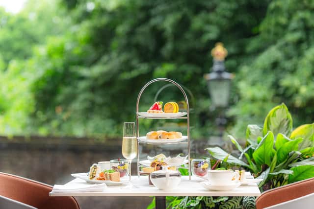 Afternoon tea at the Royal Garden Hotel is very special