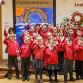 Pupils at Coningsby CofE Primary School