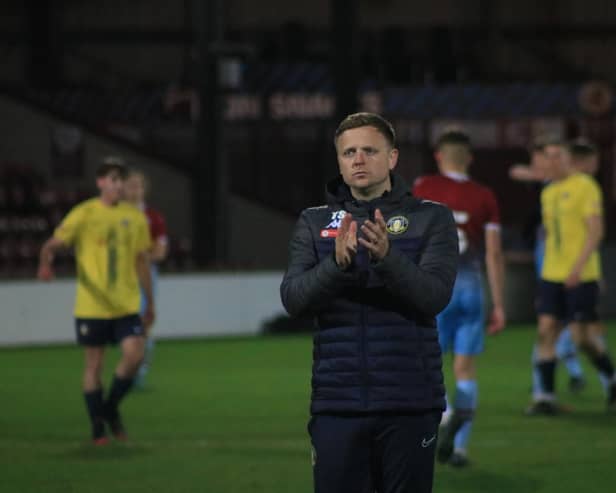 Tom Shaw paid tribute to his players and the Trinity fans.