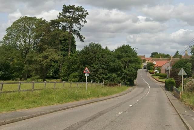 Bourne Road in Folkingham, close to where the glamping pods would be sited. Photo Google Maps