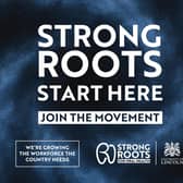 The Strong Rots campaign for Lincolnshire dentistry. Credit: Lincoln University