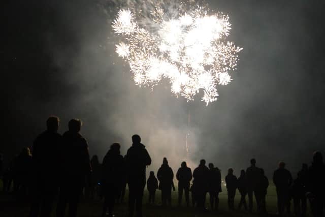 The fireworks event always draws a big crowd
