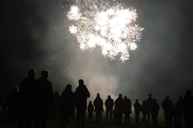 The fireworks event always draws a big crowd