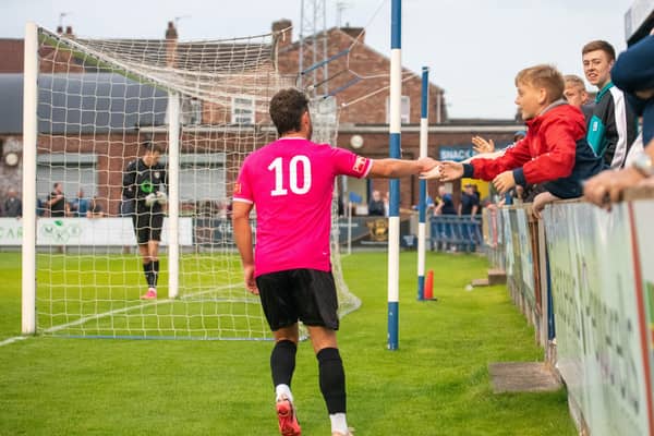 Dec Howe is continuing last season's goalscoring form. Photo by Bry Pye.