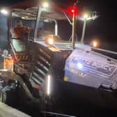 The 13-week project to improve a stretch of the A17 near Boston got under way a month ago.