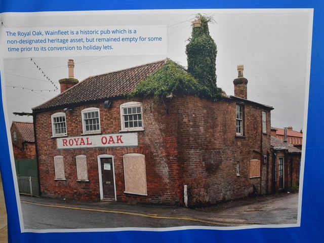 The Royal Oak in Wainfleet before it was changed into holiday lets.