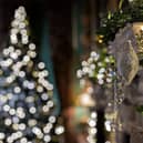 Belton House decorated for Christmas.