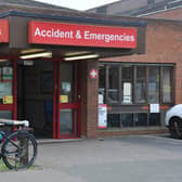 Lincoln County Hospital's A&E entrance. Credit: ULHT NHS Trust