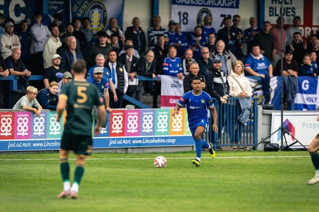 Trinity on the attack against Avro on Saturday. Pic by Sean Cook.