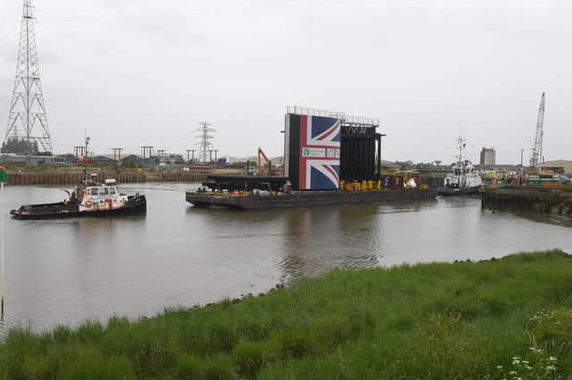 The Boston Barrier's second set of defence gates arriving from the Netherlands in 2021.