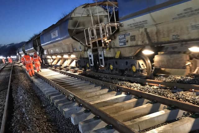 Track renewal work will be carried out near Ancaster. (Network Rail library photo)