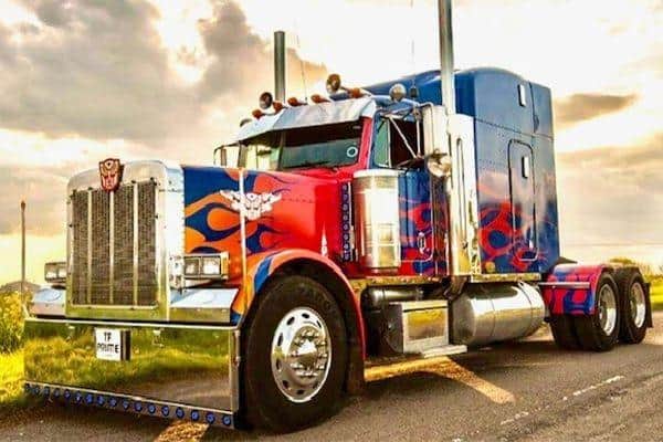 Autobots Roll Out! Two incredible Optimus Prime Transformer Trucks will be at Truckfest.