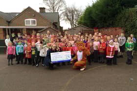 Mareham le Fen Primary School has raised more than £700 for St Barnabas Hospice.