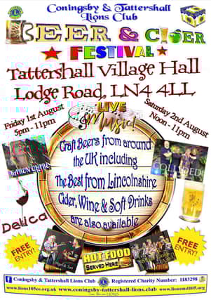 Coningsby & Tattershall Lions Beer & Cider Festival