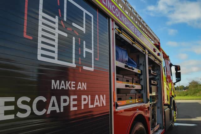 The new fire engine.