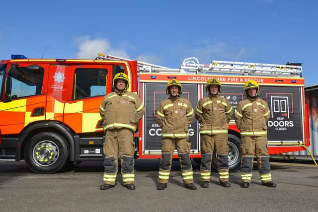 The new fire engine.