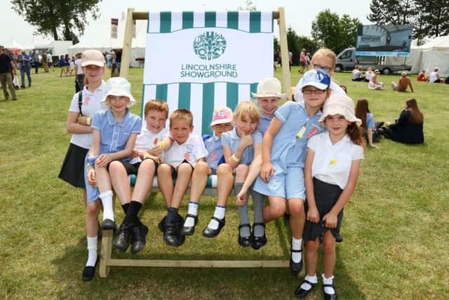 Children at the Lincolnshire Show 2017