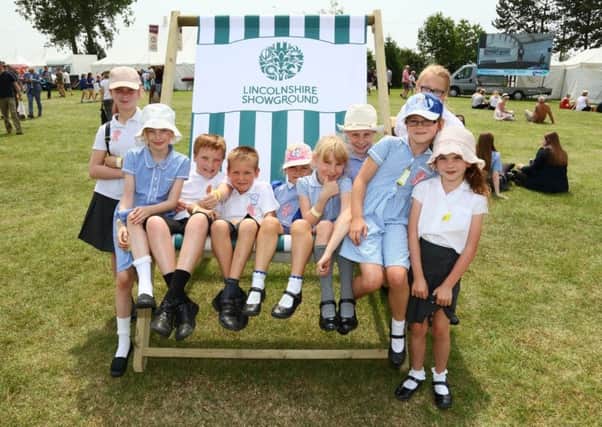 Children at the Lincolnshire Show 2017