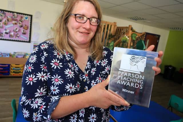 Hillcrest Early Years Academy teacher Laura McDonald has won a Pearson Teaching Award.