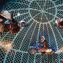 Globe of Death at Cirque Berserk. Copyright Piet-Hein Out.