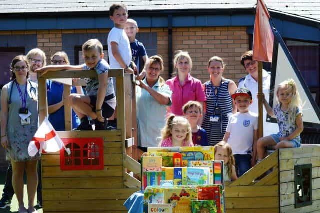 Patients on the Childrens Ward at Bassetlaw Hospital received a delivery of books last week, following a fundraise involving school children.