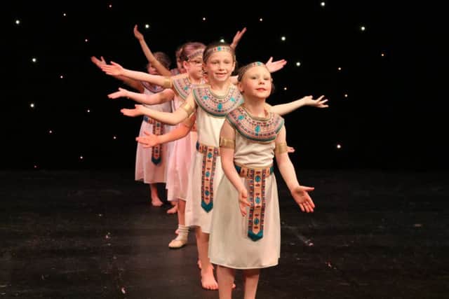 Dancers ranged in age from three up to adult.