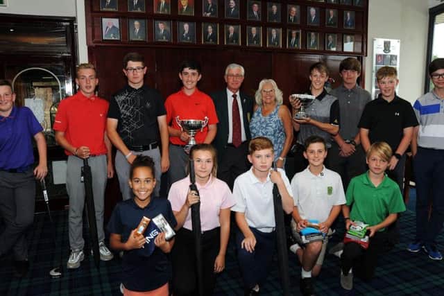 Winners at the 2018 Lee Westwood Junior Championship