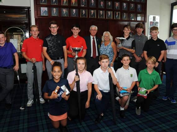 Winners at the 2018 Lee Westwood Junior Championship