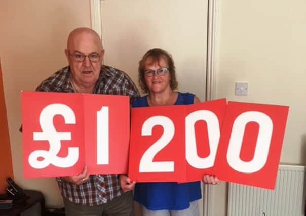 Gainsborough couple Wendy and Paul Oughton have raised Â£1,200 for the British Heart Foundation