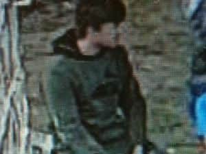 Police would like to speak to the men pictured in connection with the incident