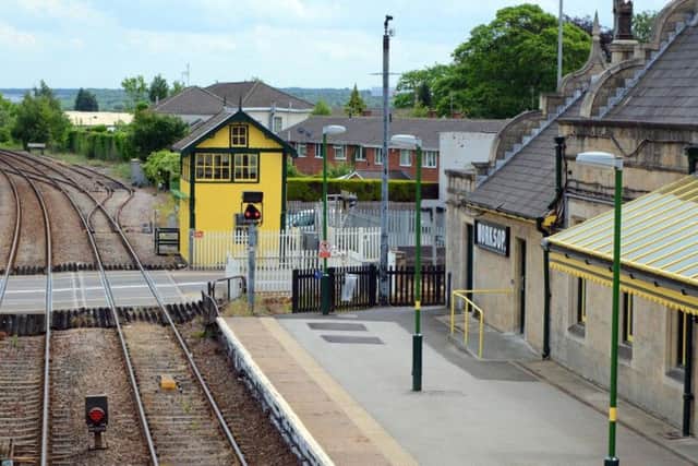 The NNLCRP has asked Network Rail to paint the signal box at Gainsborough Central the same as this one at Worksop. Photo: Barry Coward