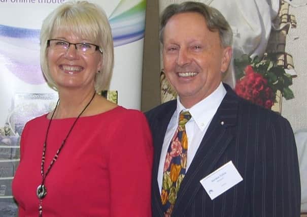 Alison Finch and Gordon Tulley, who run Respect Direct Funeral Services.