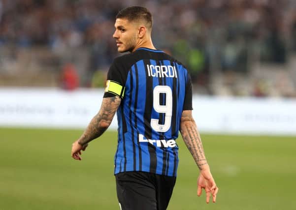Inter Milan striker Mauro Icardi, who is said to be a target for Chelsea, according to today's transfer grapevine.